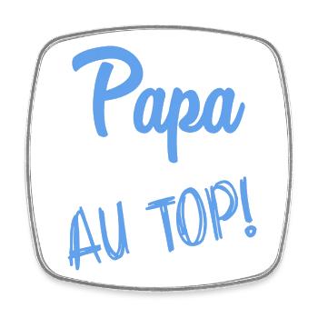 FROHER VATERTAG. PAPA. VATERTAG - Viereckiger Kühlschrankmagnet - Weiß - Vorne