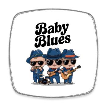 Baby Blues - Magnet carré - blanc - Devant