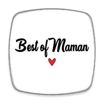 MAMA. MUTTERTAG. SCHÖNEN MUTTERTAG - Viereckiger Kühlschrankmagnet - Weiß - Vorne