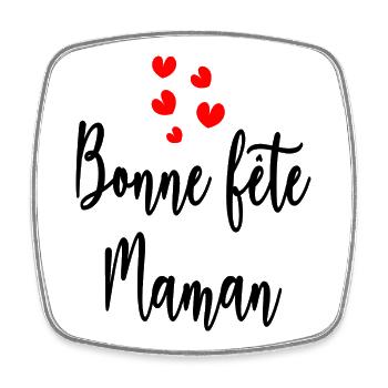 MUTTERTAG. SCHÖNEN MUTTERTAG. MAMA - Viereckiger Kühlschrankmagnet - Weiß - Vorne
