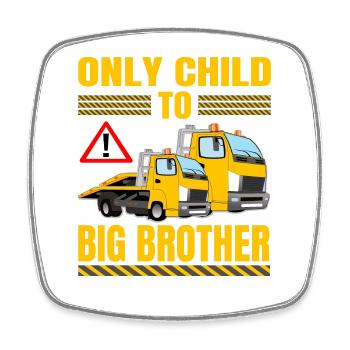 Big Brother Level Load Only Child Level Complete - Viereckiger Kühlschrankmagnet - Weiß - Vorne