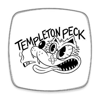 Templeton Peck Wolf - Viereckiger Kühlschrankmagnet - Weiß - Vorne