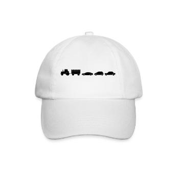 Semi-remorques Fermier Fermier - Casquette classique - blanc/blanc - Devant