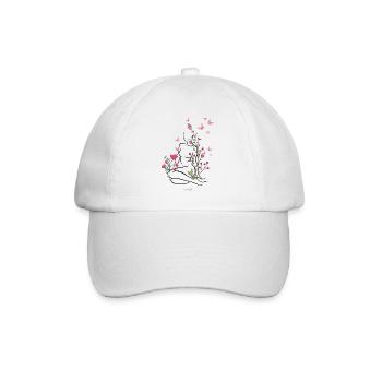 A fleurs de peau - Casquette classique - blanc/blanc - Devant