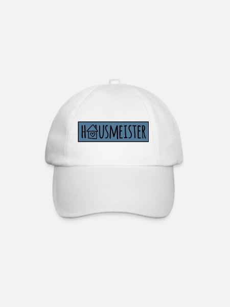 Hausmeister - Baseballkappe - Weiß/Weiß