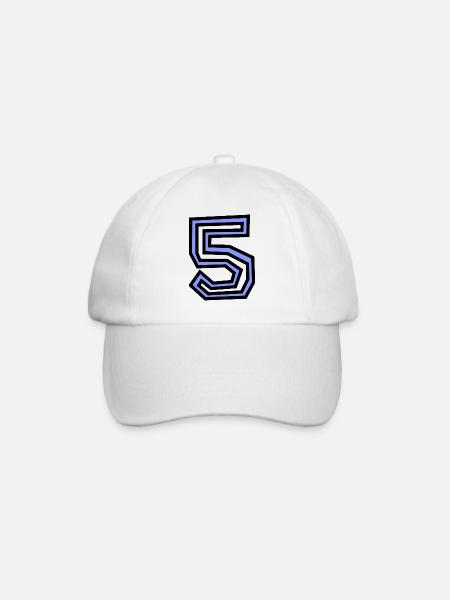 5. 5 JAHRE - Baseballkappe - Weiß/Weiß