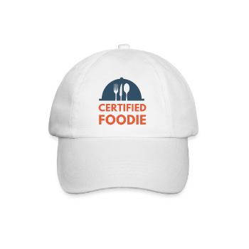 Food Lover Food Foodie certifié - Casquette classique - blanc/blanc - Devant