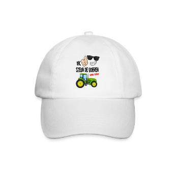 farmers protest with enough is enough for the farmers - Baseball Cap - white/white - Front