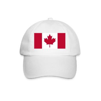 Canada Flag Flag Maple Canada Day 1867 Toronto - Baseball Cap - white/white - Front