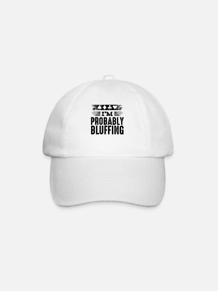 Poker - Casquette classique - blanc/blanc