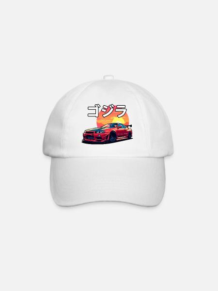 R34 Sunset - Baseball Cap - white/white