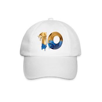 NON. 10 NUMÉRO 10 COOL 10E ANNIVERSAIRE - Casquette classique - blanc/blanc - Devant