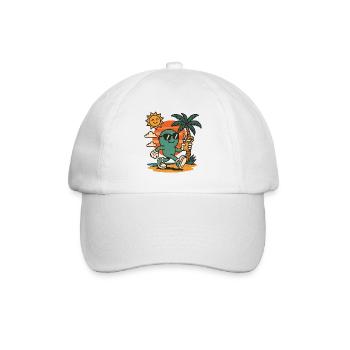 Good mood - Baseball Cap - white/white - Front