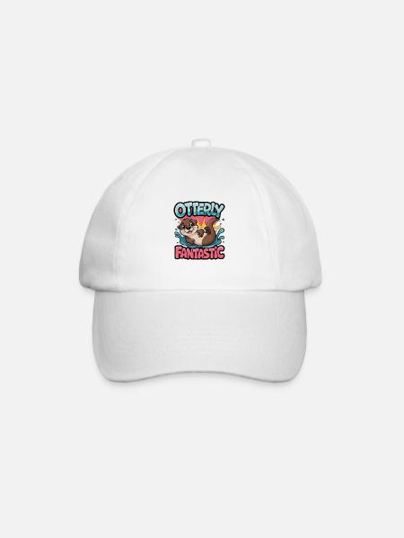Otterly Fantastic - Baseball Cap - white/white