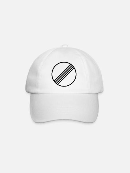 UNLIMITED MOTORWAY GERMANY - Baseball Cap - white/white