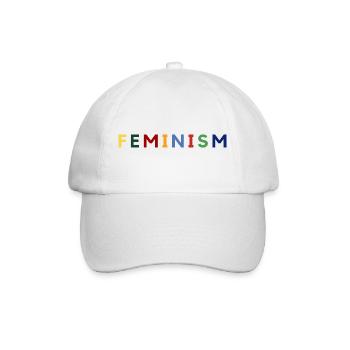 Feminism - Baseball Cap - white/white - Front