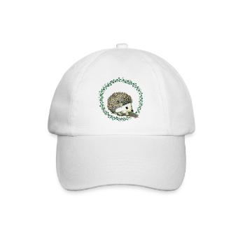 Hedgehog - Baseball Cap - white/white - Front