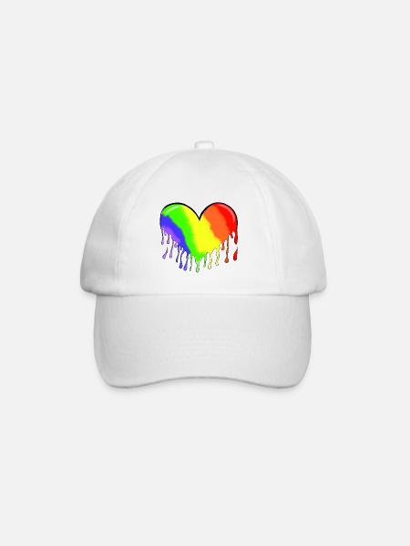 Cœur - Casquette classique - blanc/blanc