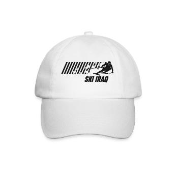 Ski Iraq - Baseball Cap - white/white - Front