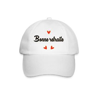 RETIREMENT. RETIREMENT. RETIRED. RETIREMENT - Baseball Cap - white/white - Front