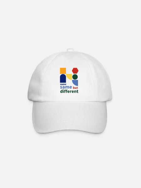 same same but different - Baseballkappe - Weiß/Weiß
