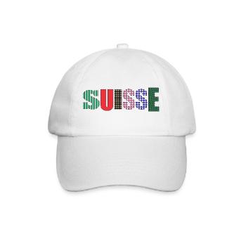 SUISSE. PAYS - Casquette classique - blanc/blanc - Devant