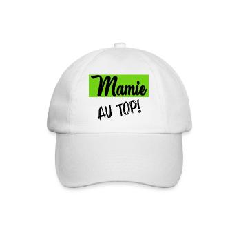 GRANNY. MOTHER'S DAY. HAPPY GRANNY'S DAY. I LOVE YOU - Baseball Cap - white/white - Front