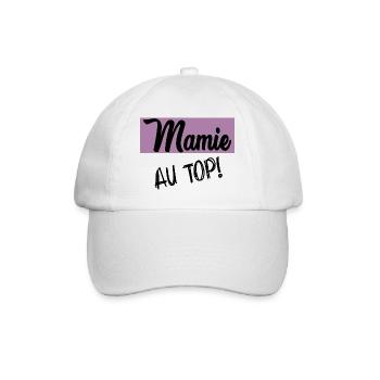 BONNE FÊTE MAMIE - Casquette classique - blanc/blanc - Devant