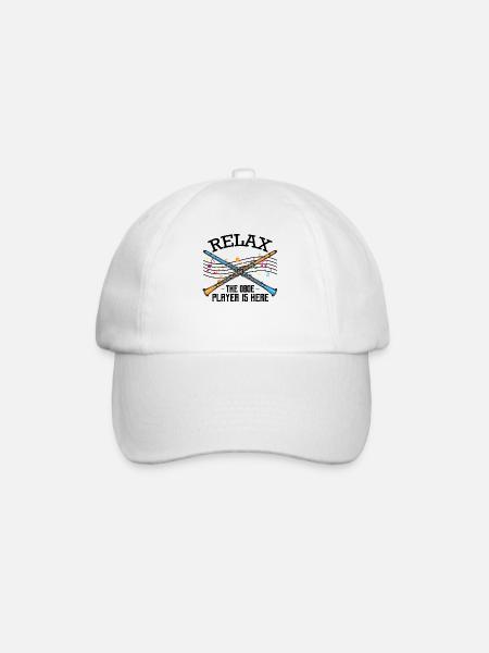 Oboe - Baseballkappe - Weiß/Weiß