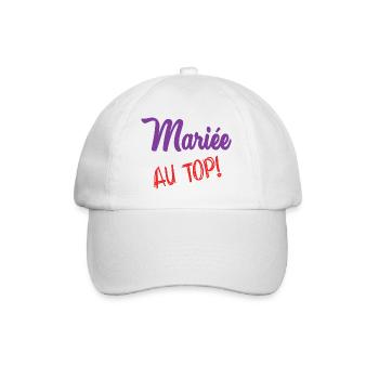 EVJF. MARIEE. TEAM. TEAM MARIEE. FUTURE MARIEE - Casquette classique - blanc/blanc - Devant