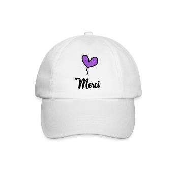 MERCI. MAÎTRESSE. MAÎTRE. MERCI MAÎTRESSE - Casquette classique - blanc/blanc - Devant