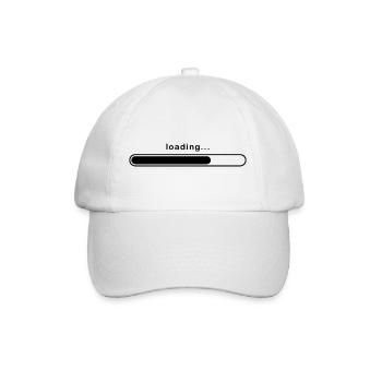 Ladesymbol - Baseballkappe - Weiß/Weiß - Vorne