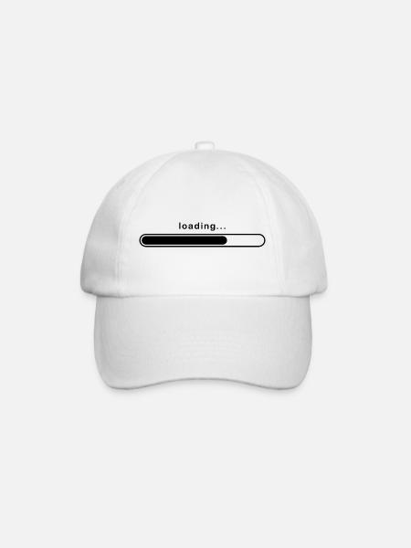 symbole de chargement - Casquette classique - blanc/blanc