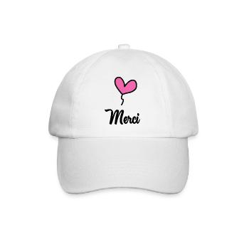 MERCI. MAÎTRESSE. MAÎTRE. MERCI MAÎTRESSE - Casquette classique - blanc/blanc - Devant