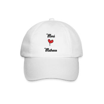 THANK YOU. MISTRESS - Baseball Cap - white/white - Front