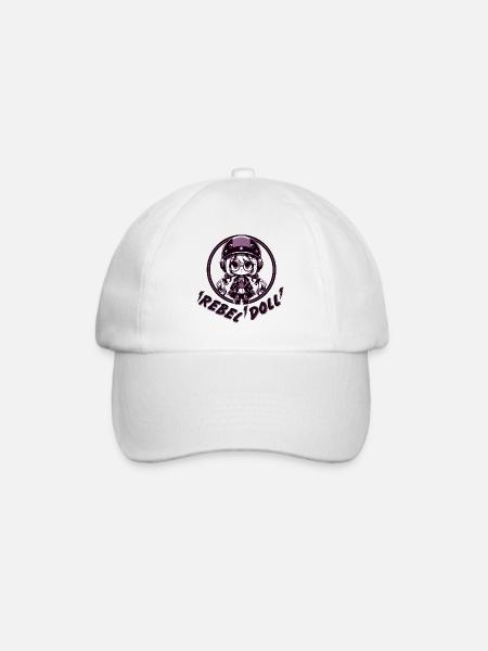 Poupée rebelle - Casquette classique - blanc/blanc