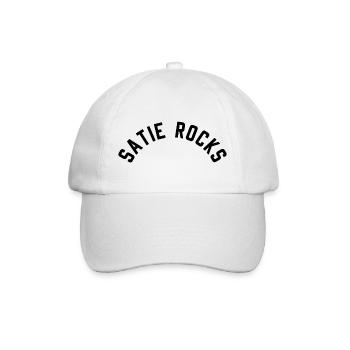 Erik Satie T-shirt funny saying - Baseball Cap - white/white - Front