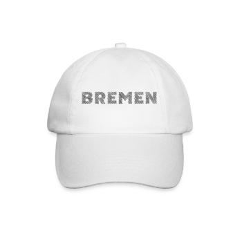 Bremen Germany Hanseatic City Hatching lettering - Baseball Cap - white/white - Front