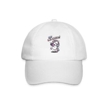Say Uni-Cheese! - Baseball Cap - white/white - Front