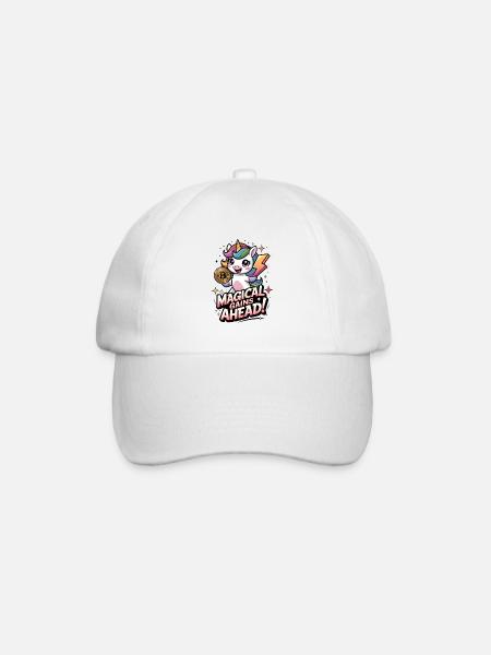 Magical Gains Ahead! - Baseball Cap - white/white