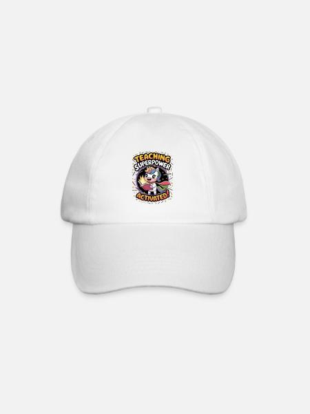 Superpouvoir d’enseignement activé ! - Casquette classique - blanc/blanc