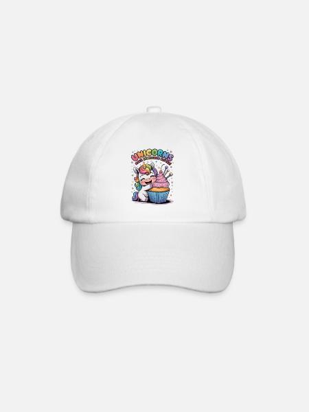 Unicorns Make Everything Better - Baseball Cap - white/white