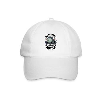 L’heure de la sieste dans l’abîme - Casquette classique - blanc/blanc - Devant