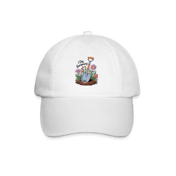 I Dig Gardening - Baseball Cap - white/white - Front