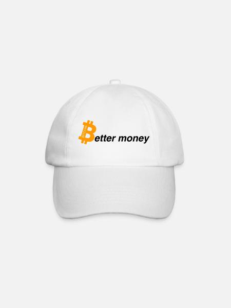 Better money - Baseballkappe - Weiß/Weiß