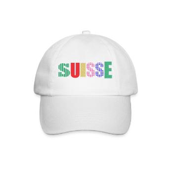 SUISSE - Casquette classique - blanc/blanc - Devant