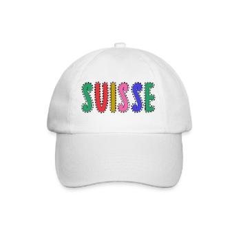 SUISSE. PAYS. GENEVE - Casquette classique - blanc/blanc - Devant