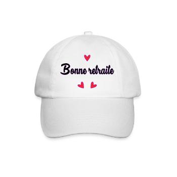 RETIREMENT. RETIREMENT. RETIRED. RETIREMENT - Baseball Cap - white/white - Front