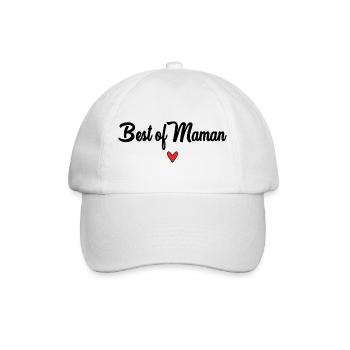 MAMA. MUTTERTAG. SCHÖNEN MUTTERTAG - Baseballkappe - Weiß/Weiß - Vorne