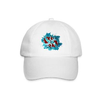 Koi - Baseballkappe - Weiß/Weiß - Vorne